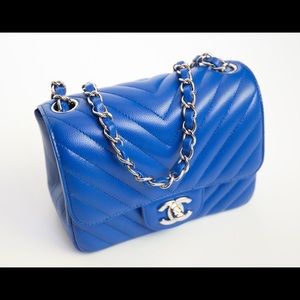 Very rare Chanel Square Mini Chevron
